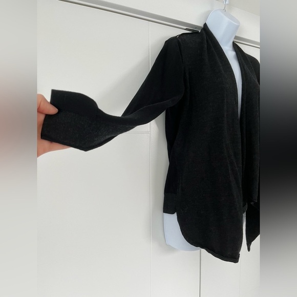All Saints/ Drina Asymmetrical Cardigan/ Wool/ Shoulder zipper/ Size US 6 - Picture 9 of 14
